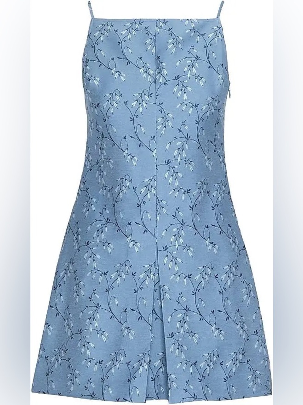 Blue Floral Mini Dress - hill house home